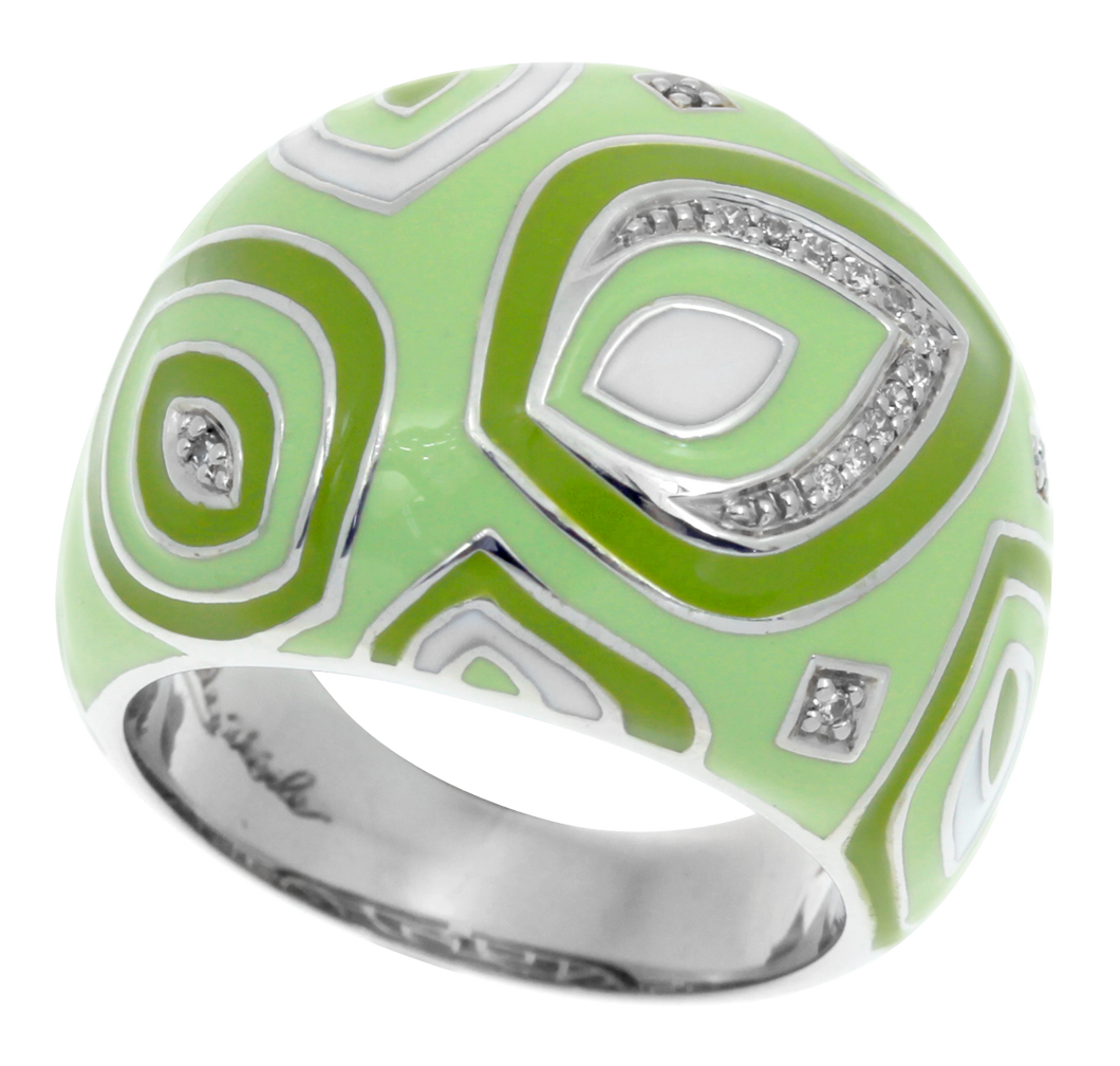 Zen Apple Green Ring